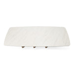 Bounty - Modern White Ceramic + Antique Brass Dining Table by VIG Furniture - View 4