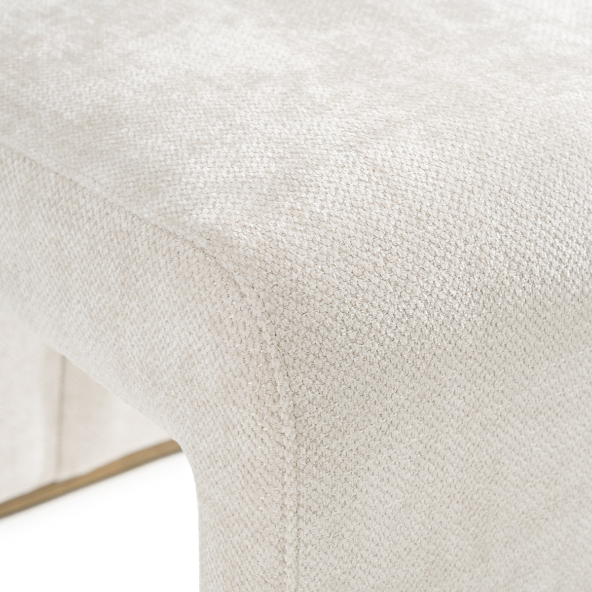 Bounty - Modern Beige Fabric + Antique Brass Dining Chair (Set of 2) by VIG Furniture - View 5