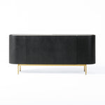 Bowie - Mid-Century Modern Black Oak + Brass Buffet by VIG Furniture - View 5