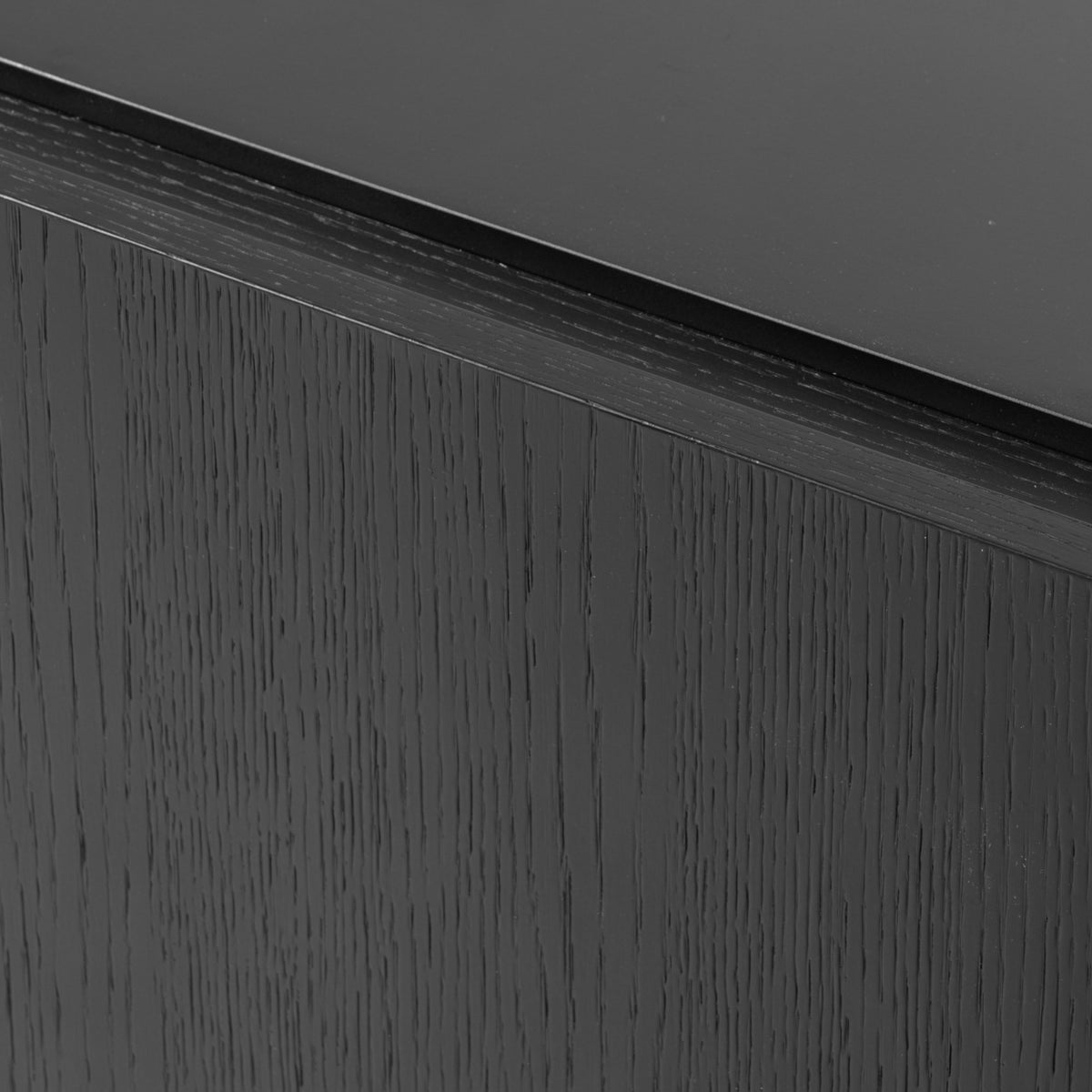 Bowie - Mid-Century Modern Black Oak + Brass Buffet by VIG Furniture - View 13