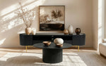 Rawlins Modern Mid Century Black Ash Round Coffee Table by VIG Furniture - View 4