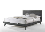 Eastern King Soria Modern Grey Wash Bedroom Set