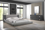 California King Jagger Modern Grey Bedroom Set by VIG Furniture - View 1