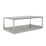Braxton - Contemporary Clear Wave Glass Coffee Table by VIG Furniture - View 4
