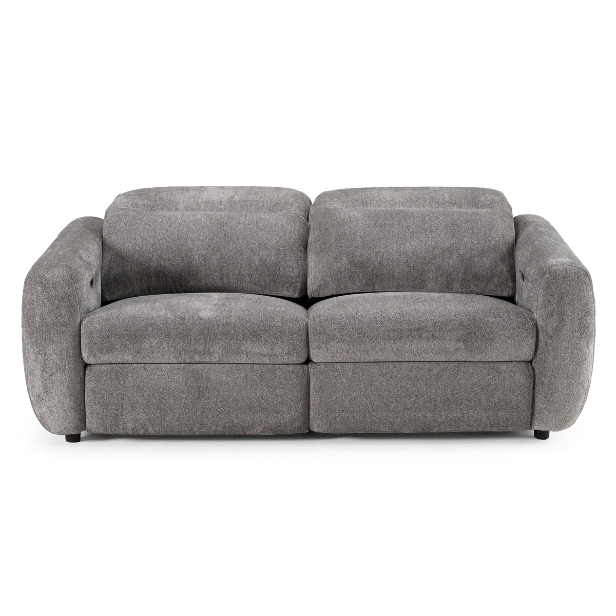 Brevig - Modern Grey Fabric Sofa w/ 2 Recliners by VIG Furniture - View 1
