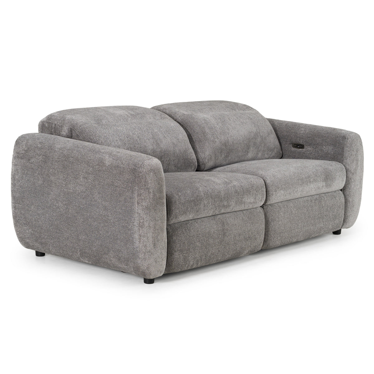 Brevig - Modern Grey Fabric Sofa w/ 2 Recliners by VIG Furniture - View 2