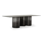 Brompton - Modern Grey Glass + Gun Metal Grey Dining Table by VIG Furniture - View 2