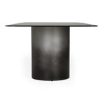 Brompton - Modern Grey Glass + Gun Metal Grey Dining Table by VIG Furniture - View 3