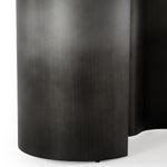 Brompton - Modern Grey Glass + Gun Metal Grey Dining Table by VIG Furniture - View 4