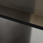 Brompton - Modern Grey Glass + Gun Metal Grey Dining Table by VIG Furniture - View 5