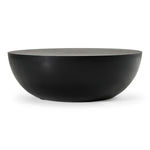 Bronte - Modern Black Concrete Round Coffee Table by VIG Furniture - View 1