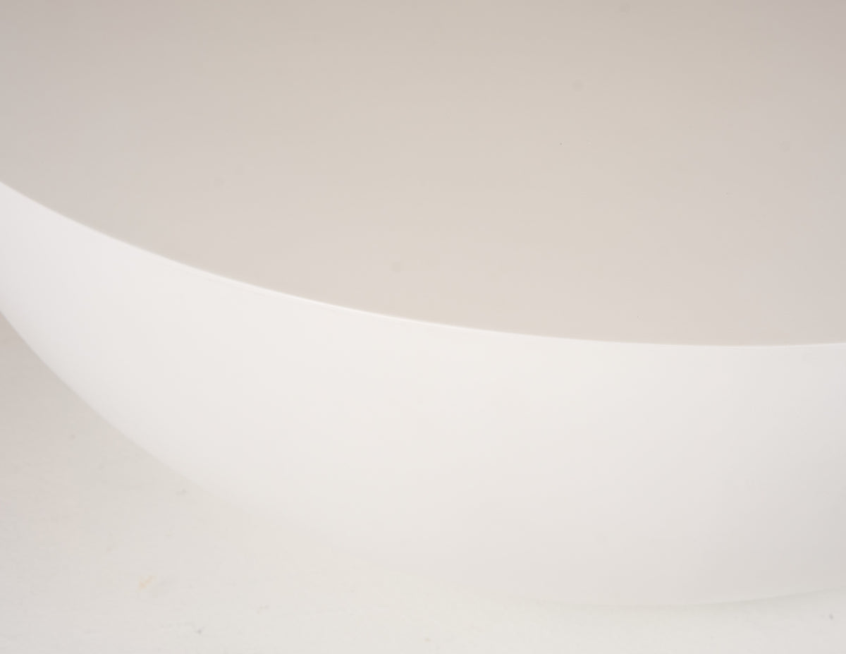 Bronte - Modern White Concrete Round Coffee Table by VIG Furniture - View 3