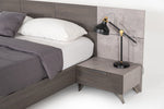 Bronx Italian Modern Faux Concrete & Grey Bed by VIG Furniture - View 3