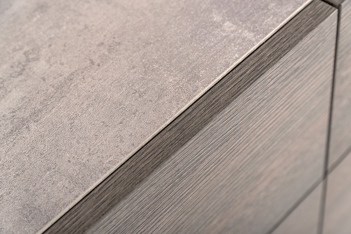 Bronx Italian Modern Faux Concrete & Grey Bed by VIG Furniture - View 4