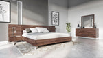 Brooklyn - Italian Modern Walnut Bed by VIG Furniture - View 6