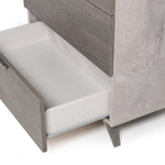 Bronx Italian Modern Faux Concrete & Grey Chest by VIG Furniture - View 7