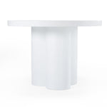 Bruni - Modern White Concrete Round Dining Table by VIG Furniture - View 1