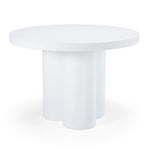 Bruni - Modern White Concrete Round Dining Table by VIG Furniture - View 3
