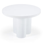Bruni - Modern White Concrete Round Dining Table by VIG Furniture - View 4