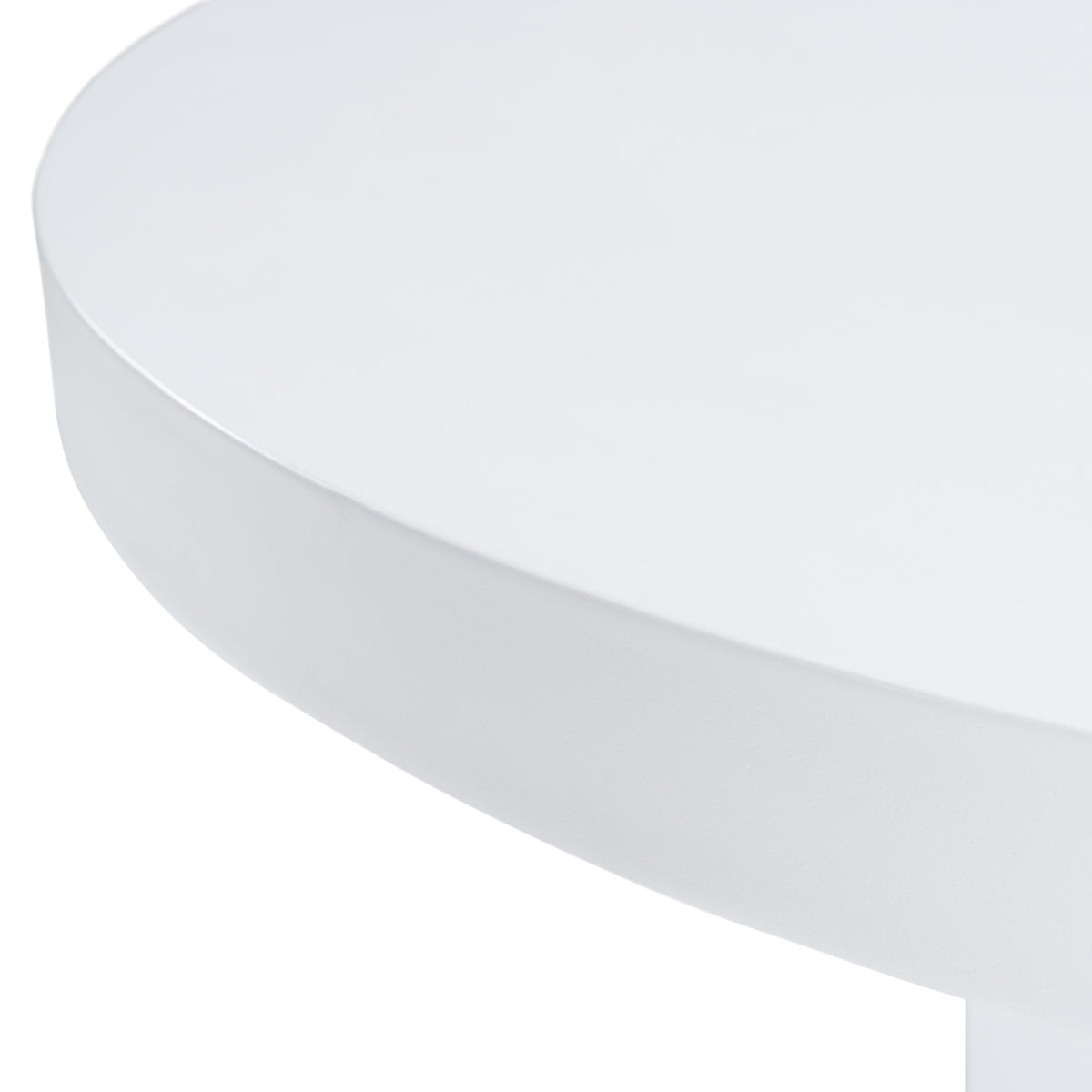 Bruni - Modern White Concrete Round Dining Table by VIG Furniture - View 5