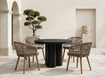 Bruni - Modern Black Concrete Round Dining Table by VIG Furniture - View 6