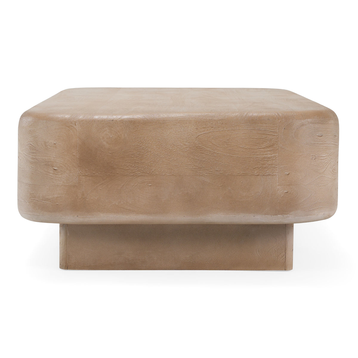 Bruno - Modern Mango Wood Rectangular Coffee Table by VIG Furniture - View 2
