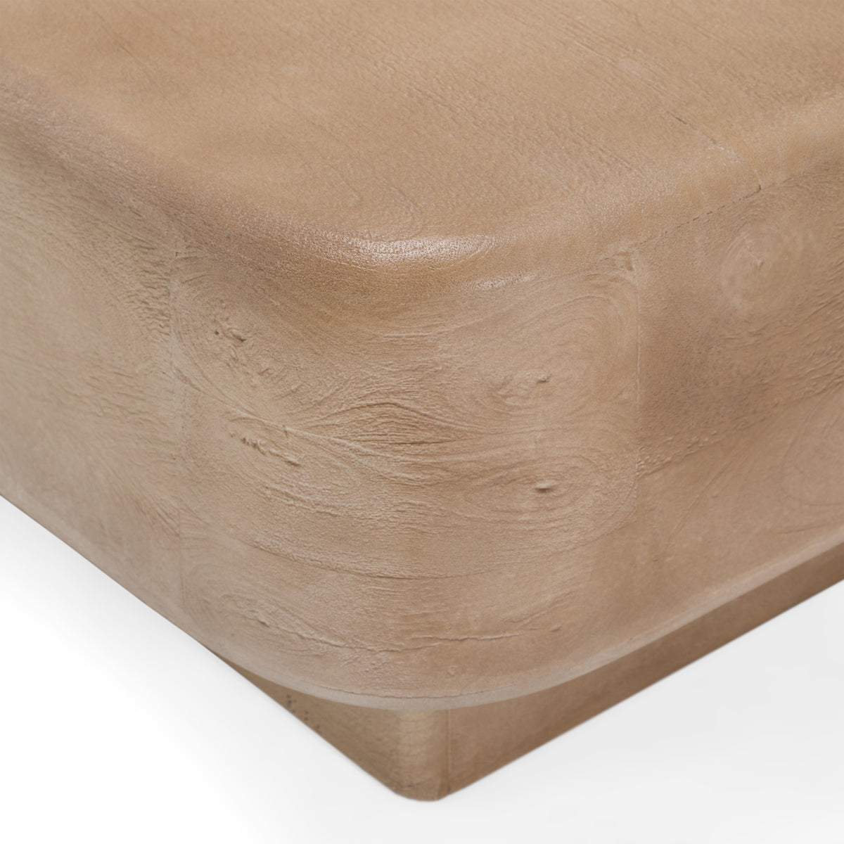 Bruno - Modern Mango Wood Rectangular Coffee Table by VIG Furniture - View 3