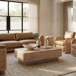 Bruno - Modern Mango Wood Rectangular Coffee Table by VIG Furniture - View 6