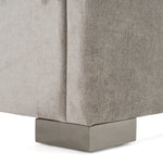 Buckley - Modern Grey & Black Stainless Steel Bed by VIG Furniture - View 4