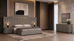 Buckley - Grey & Black Stainless Steel Bedroom Set by VIG Furniture - View 1
