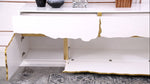 Aspen Modern White & Gold Buffet by VIG Furniture - View 3