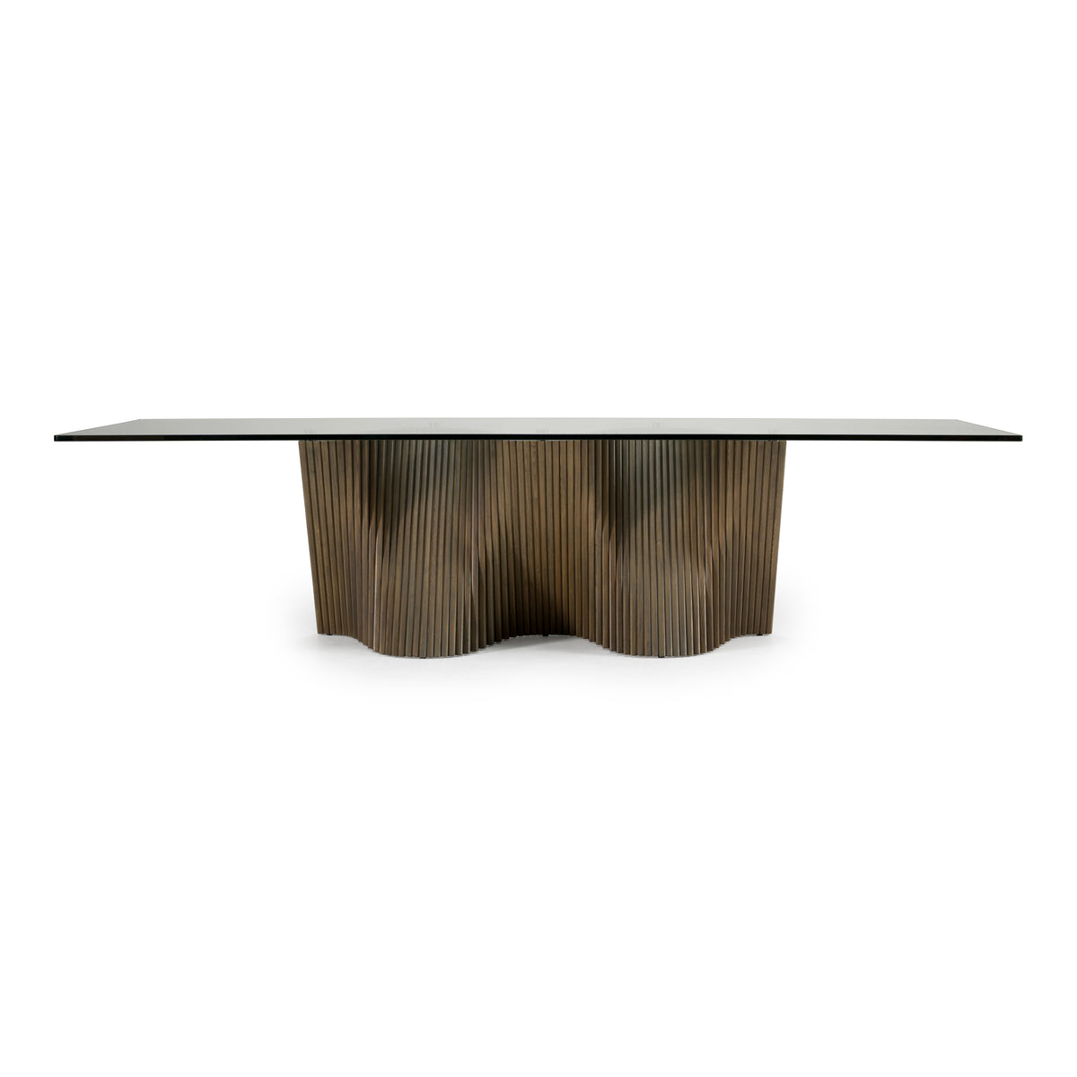 Byer - Modern Glass + Grey Ash Dining Table by VIG Furniture - View 1