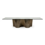 Byer - Modern Glass + Grey Ash Dining Table by VIG Furniture - View 3