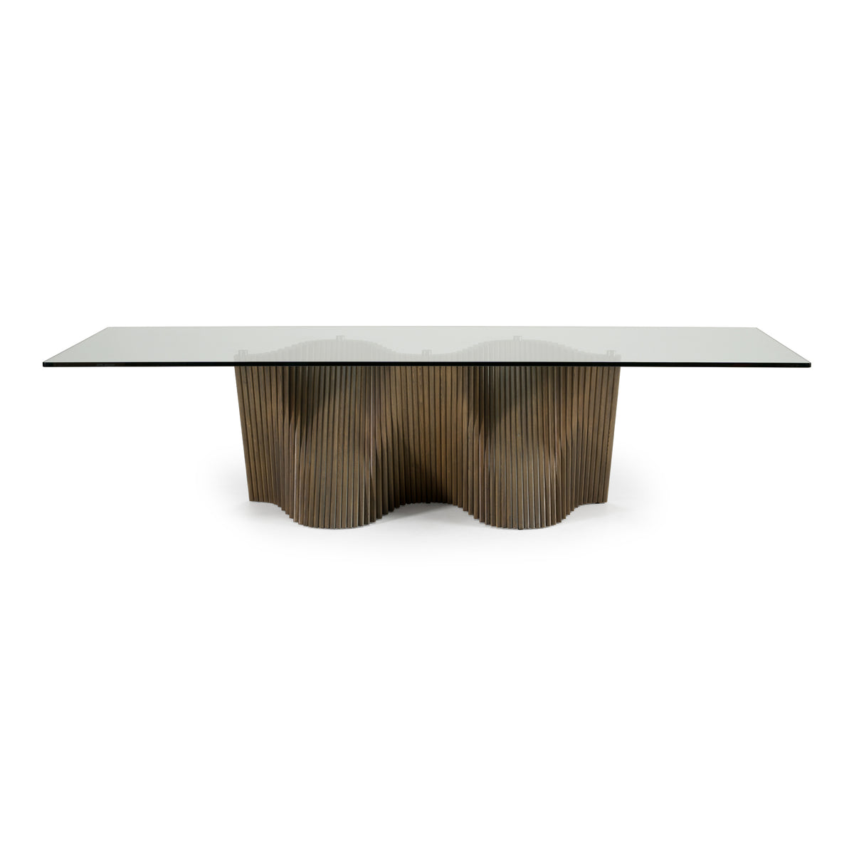 Byer - Modern Glass + Grey Ash Dining Table by VIG Furniture - View 3