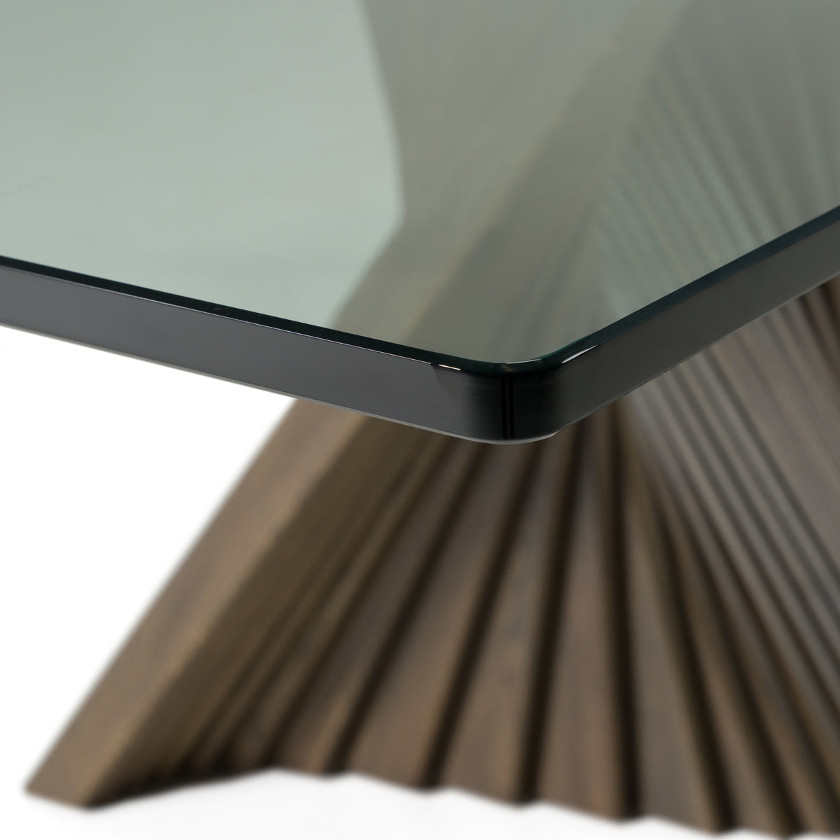 Byer - Modern Glass + Grey Ash Dining Table by VIG Furniture - View 7