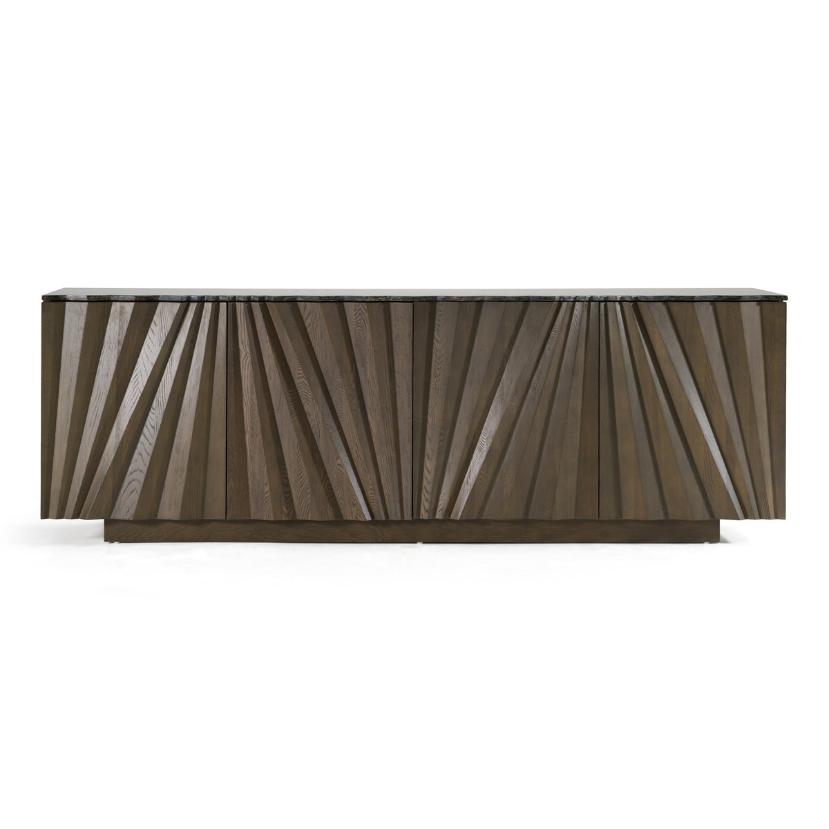 Byer - Modern Grey Ash + Marble Buffet by VIG Furniture - View 1