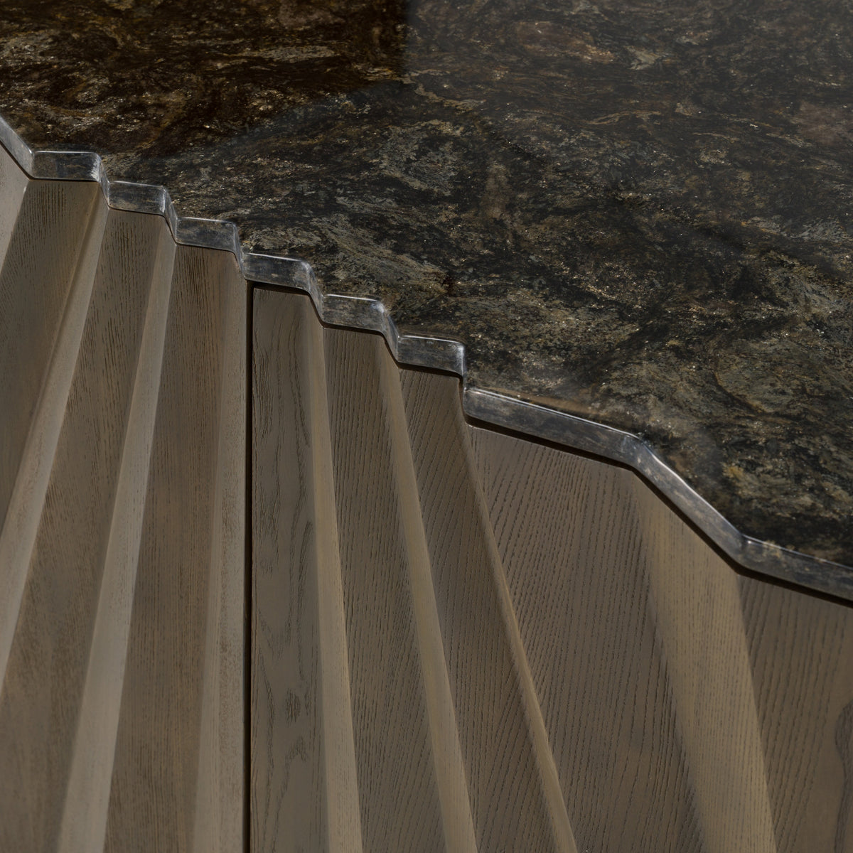 Byer - Modern Grey Ash + Marble Buffet by VIG Furniture - View 7