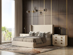 Byrne - Modern Beige Fabric Bed by VIG Furniture - View 9