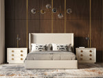Byrne - Modern Beige Fabric Bed by VIG Furniture - View 8