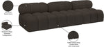 Ames - 3 Seat Modular Armless Sofa