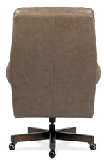 EC - Lenora Swivel Tilt Executive Chair - Dark Brown