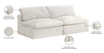 Cozy - Modular Armless 2 Seat Sofa