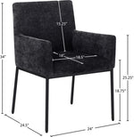 Reeves - Dining Chair With Black Legs (Set of 2)
