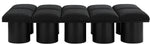 Pavilion - 10 Piece Modular Bench With Black Base