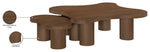 Cove - Oak Veneer And Solid Wood 2 Piece Coffee Table
