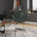 Manhattan Raspberry - Swivel Lounge Chair