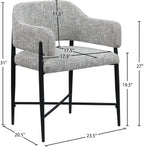 Dame - Fabric Upholstered Dining Chair (Set of 2)
