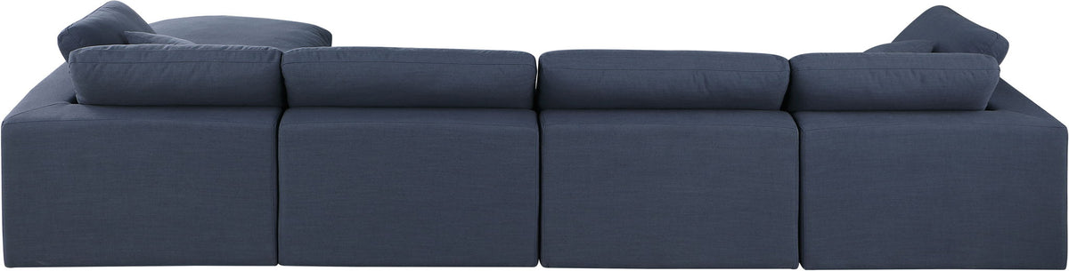 Comfy - 5 Piece Linen Modular Sectional With Chaise
