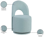 Cirelle - Linen Textured Performance Fabric Dining Chair (Set of 2)