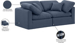 Indulge - Linen 2 Seat Modular Sofa